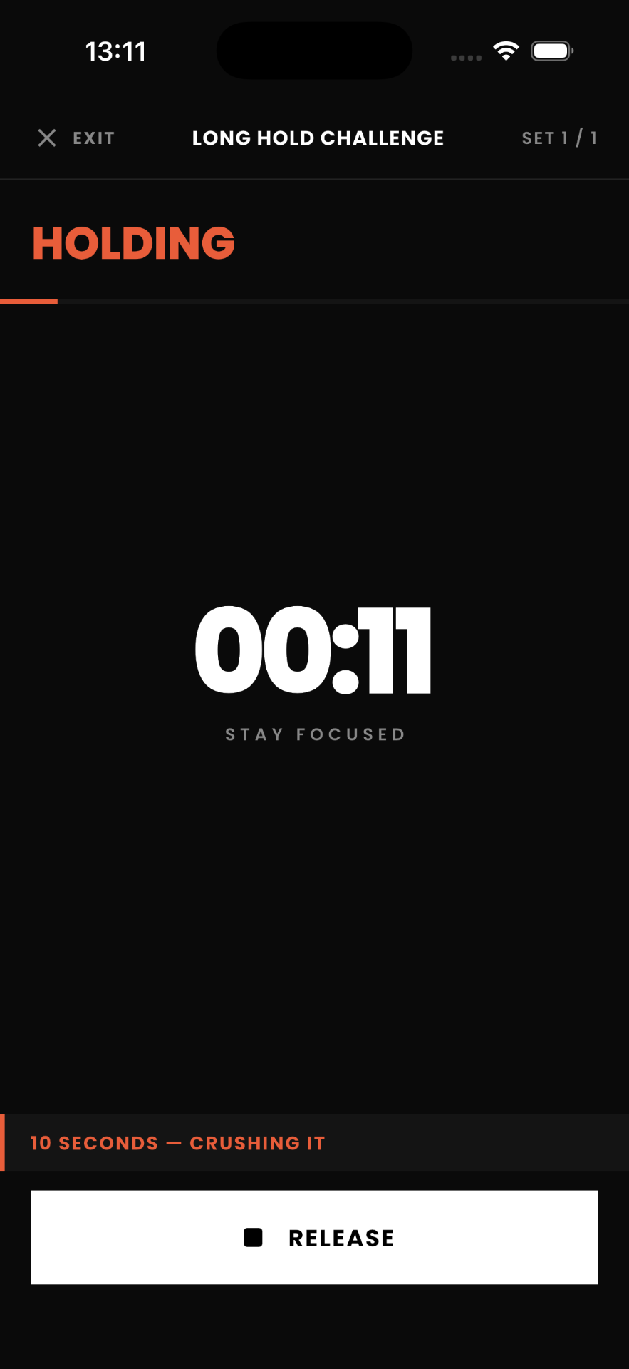 Stay Focused screen
